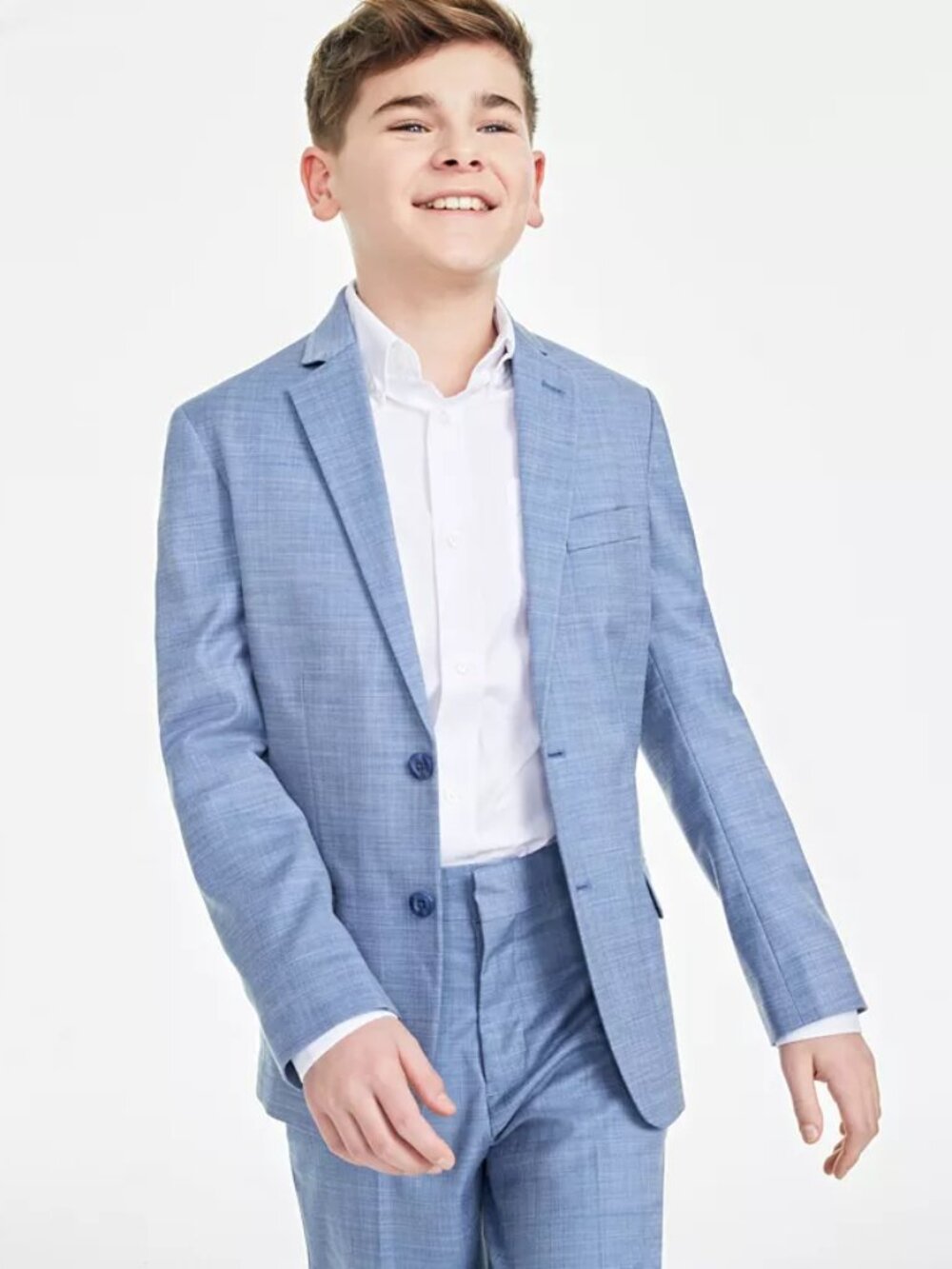 Tommy Hilfiger Boys' Modern-Fit Stretch Sharkskin Suit Jacket, NWT